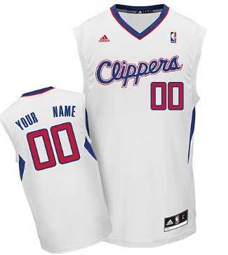 Men & Youth Customized Los Angeles Clippers White Jersey